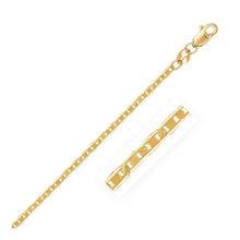 Load image into Gallery viewer, 10k Yellow Gold Mariner Link Bracelet 1.7mm