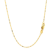 Load image into Gallery viewer, 14k Yellow Gold Diamond-Cut Bead Chain 1.0mm