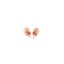 Load image into Gallery viewer, 14k Rose Gold Round Stud Earrings (5.0 mm)