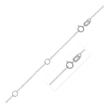 Load image into Gallery viewer, Double Extendable Piatto Chain in 14k White Gold (1.2mm)