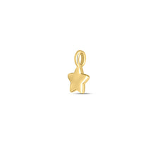 Load image into Gallery viewer, 14k Yellow Gold Mini Star Charm