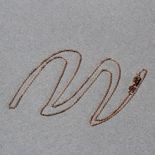 Load image into Gallery viewer, Diamond Cut Cable Link Chain in 10k Rose Gold (0.8 mm)