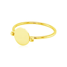 Load image into Gallery viewer, 14k Yellow Gold Ring with Polished Oval