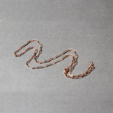 Load image into Gallery viewer, 14K Rose Gold Delicate Paperclip Chain (2.1mm)