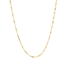 Load image into Gallery viewer, 10k Yellow Gold Singapore Chain 1.5mm