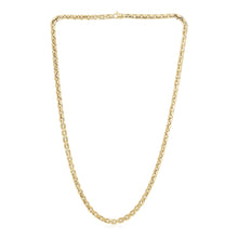 Load image into Gallery viewer, 14k Yellow Gold High Polish Mens Fancy Box Necklace (5.0mm)