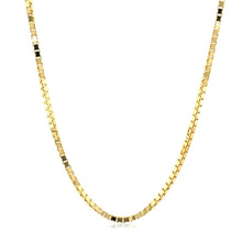 Load image into Gallery viewer, 1.6mm 14K Yellow Gold Classic Box Chain