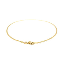 Load image into Gallery viewer, 14k Yellow Gold Mariner Link Anklet 1.7mm