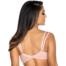 Load image into Gallery viewer, Axami Copper Rose Sheer Mesh Balconette Bra-1