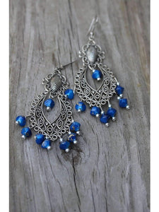 Breezy Skies Scroll Work Style Earrings Earrings LoveAdora