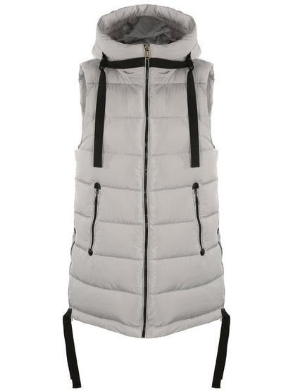 Hooded Puffer Gilet With Webbing Detail Jackets & Coats LoveAdora