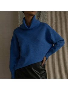 Turtleneck Sweater Loose Cashmere Casual Ladies Pullover Sweaters & Hoodies LoveAdora