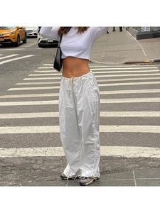 Streetwear Joggers Baggy Trousers Loose Wide Leg Women Punk Sweatpants Pants LoveAdora