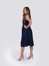 Load image into Gallery viewer, Everly Dress | Navy Women&#39;s Clothing LoveAdora