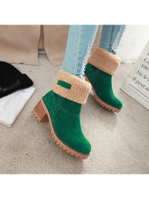 Load image into Gallery viewer, Plus Size Martin Snow Boots Short Bootie Footwear Boots LoveAdora