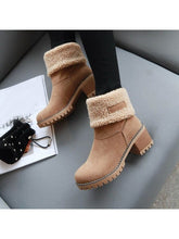 Load image into Gallery viewer, Plus Size Martin Snow Boots Short Bootie Footwear Boots LoveAdora