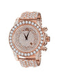 BURNISH CZ ICED OUT WATCH | 5110295 Watches LoveAdora