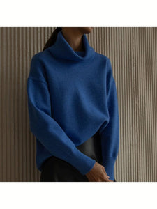 Turtleneck Sweater Loose Cashmere Casual Ladies Pullover Sweaters & Hoodies LoveAdora
