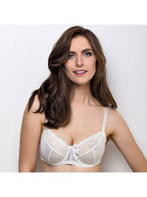 Load image into Gallery viewer, Lauma Sparkling Bridal Full Figure Sheer Lace Bra Lingerie &amp; Underwear LoveAdora