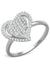 Load image into Gallery viewer, TS192 Rhodium 925 Sterling Silver Ring with AAA Jewelry &amp; Watches LoveAdora