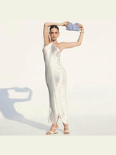 Load image into Gallery viewer, Tassel Cut Out Sleeveless Dress Women Long Bodycon Dress Dresses LoveAdora