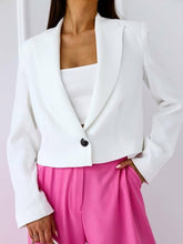 Load image into Gallery viewer, Lapel V Jackets Long Sleeve Solid Loose Buttoned Outwear Blazer Jackets &amp; Coats LoveAdora