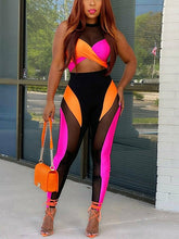 Load image into Gallery viewer, Insert Chic Suits Sleeveless Crop Top &amp; Slim Workout Pants Set Jumpsuits &amp; Rompers LoveAdora
