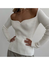 Load image into Gallery viewer, Knitted Bottoming Sweater Pullover Sweater LoveAdora