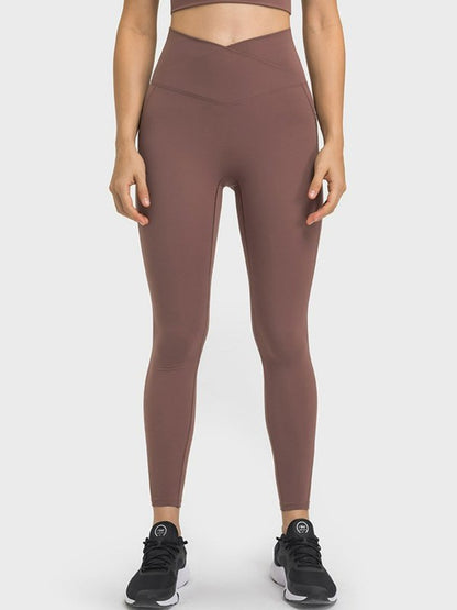 V-Waist Yoga Leggings with Pockets Activewear LoveAdora