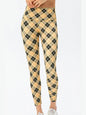 Printed High Waist Sports Leggings Activewear LoveAdora