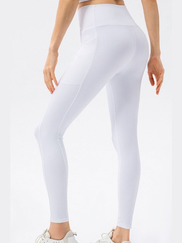 Highly Stretchy Crossover Waist Yoga Leggings Activewear LoveAdora