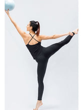 Load image into Gallery viewer, Crisscross Back Spaghetti Strap Yoga Cami Activewear LoveAdora