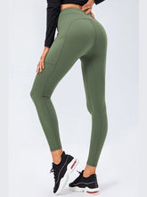 Load image into Gallery viewer, Drawstring Sports Leggings with Side Pockets Activewear LoveAdora