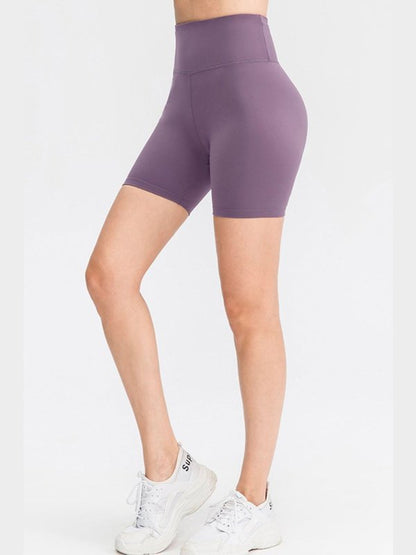 High Waist Biker Shorts with Pockets Activewear LoveAdora