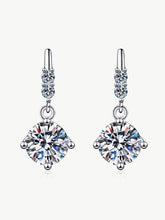 Load image into Gallery viewer, Moissanite Drop Earrings Earrings LoveAdora