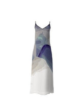 Load image into Gallery viewer, Silk Maxi Dress Abstract Print Dresses LoveAdora