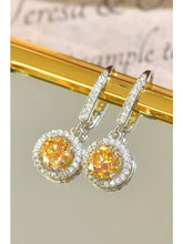 Load image into Gallery viewer, 18K Platinum-Plated Moissanite Drop Earrings Earrings LoveAdora