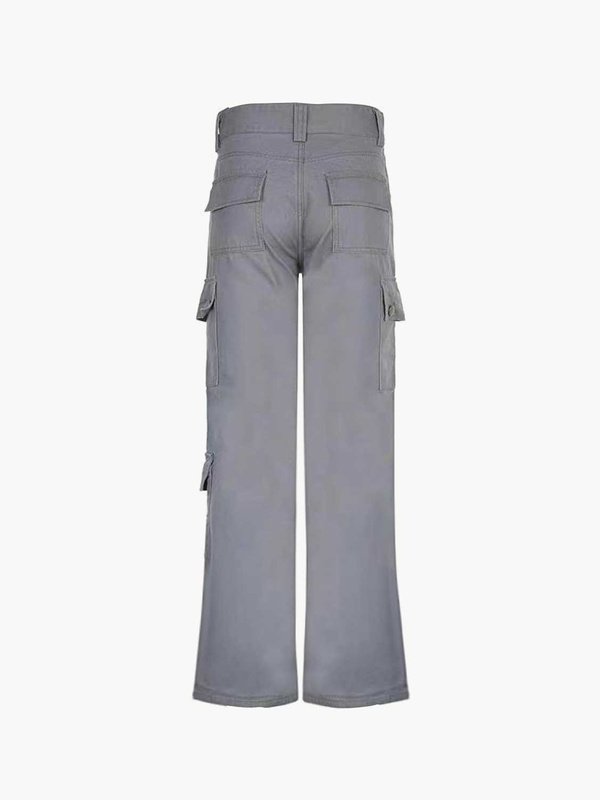 Full Length Flare Cargo Pants Pants LoveAdora