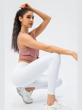 Load image into Gallery viewer, Cutout Side Slit Athletic Tank Activewear LoveAdora