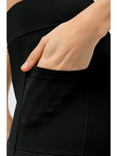 Load image into Gallery viewer, Ribbed Lace-Up Pocketed Sports Skirt Activewear LoveAdora