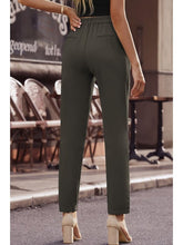 Load image into Gallery viewer, Ankle-Length Straight Leg Pants with Pockets Pants LoveAdora