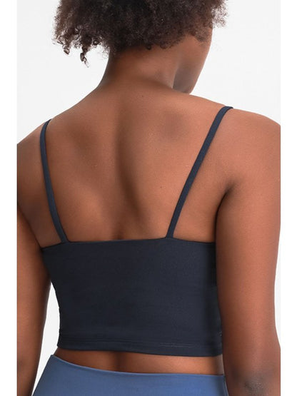 Feel Like Skin Scoop Neck Sports Cami Activewear LoveAdora