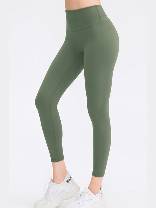 Elastic Waistband Yoga Leggings Activewear LoveAdora