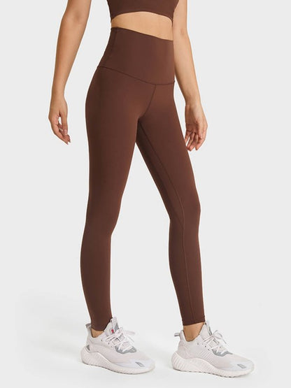 Feel Like Skin Elastic Waistband Yoga Leggings Activewear LoveAdora