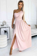 Load image into Gallery viewer, One-Shoulder Slit Maxi Dress