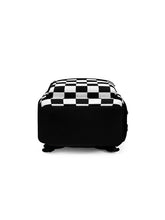 Load image into Gallery viewer, Uniquely You Backpack - Checker Black and White School/Work Travel Backpack LoveAdora