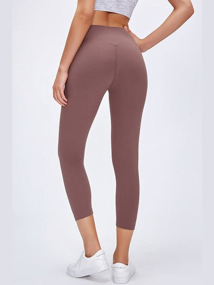 Slim Hip Cropped Leggings Activewear LoveAdora