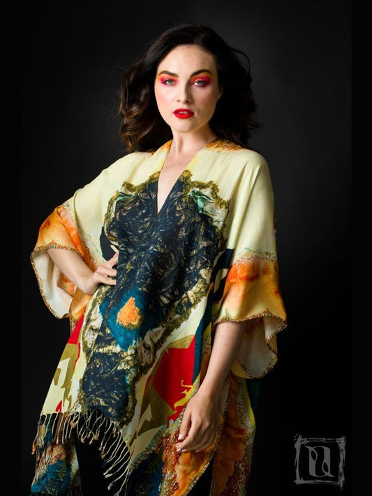 "Lady in Peridome" Kimono Kimonos LoveAdora