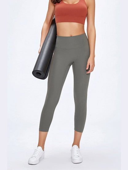 Slim Hip Cropped Leggings Activewear LoveAdora