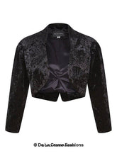 Load image into Gallery viewer, De La Creme - Womens Open Front Velvet Bolero Jackets &amp; Coats LoveAdora